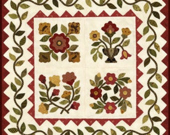 Julia's Garden Applique Quilt Pattern from Lori Smith