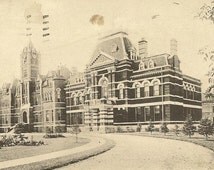 Court House WINNIPEG Black and Whit e Vintage Post Card Notman Photo ...
