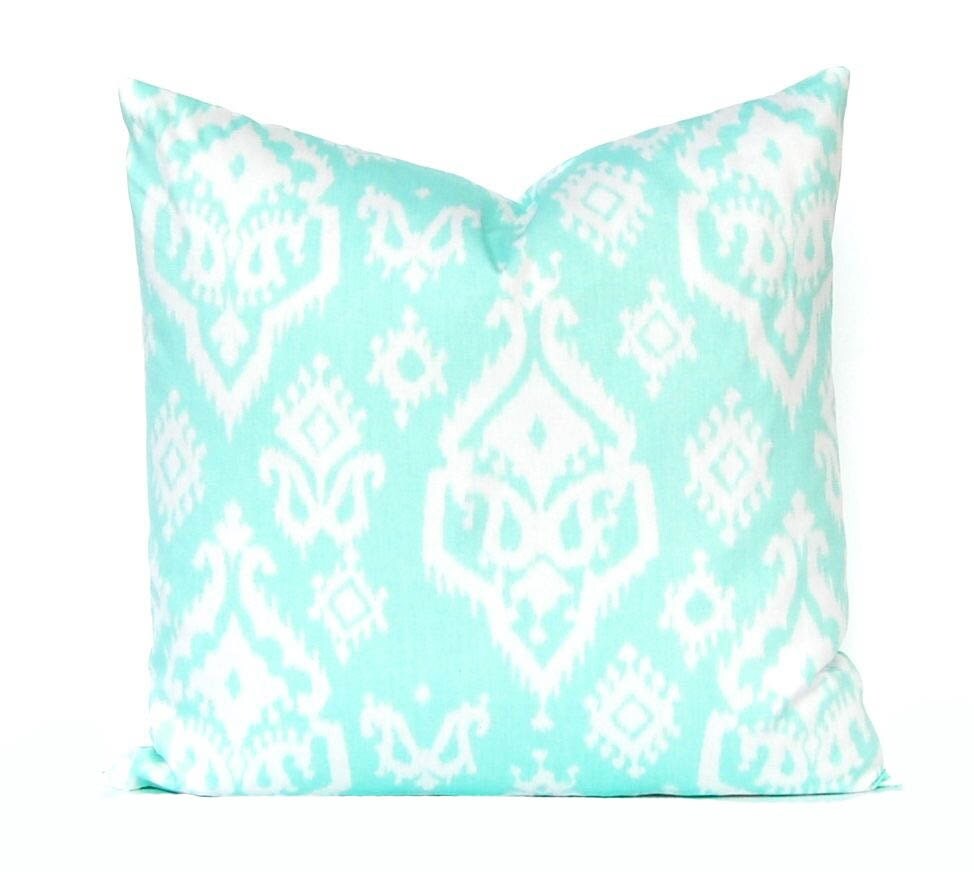 Mint Green Pillow Cover Decorative Pillow Mint Pillow