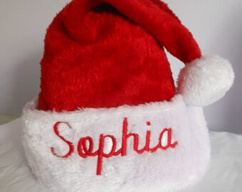 Personalized Santa Christmas Hat