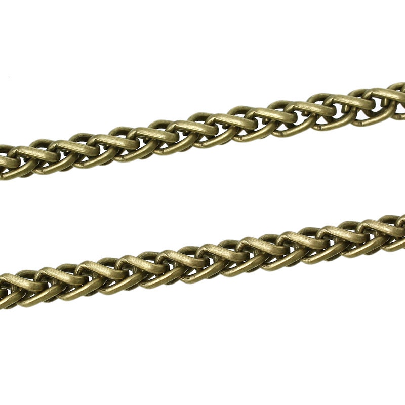 Bronze Link Chain Twisted Links 1M / 39 FD222