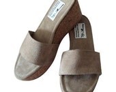 Leather wedges, womens shoes, wedge shoes, women wedges, from Genuine Leather, Handmade 100%, 3 Colours, Stylish Mules,