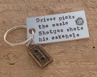 Supernatural inspired keychain