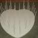 Heart Shaped 48 Count Cake Pop Stand.  Custom Sizes and Shapes Available.