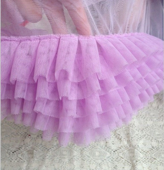 purple ruffle