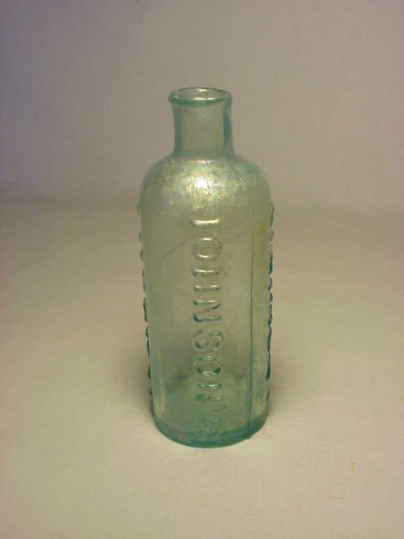 c1860s Johnson's American Anodyne Liniment by Bottlessoldcheap