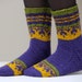 Very beautiful hand knitted Wool socks. Size - small US W 6.5-7, EU 37-37.5