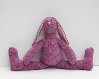 terry cloth stuffed bunny