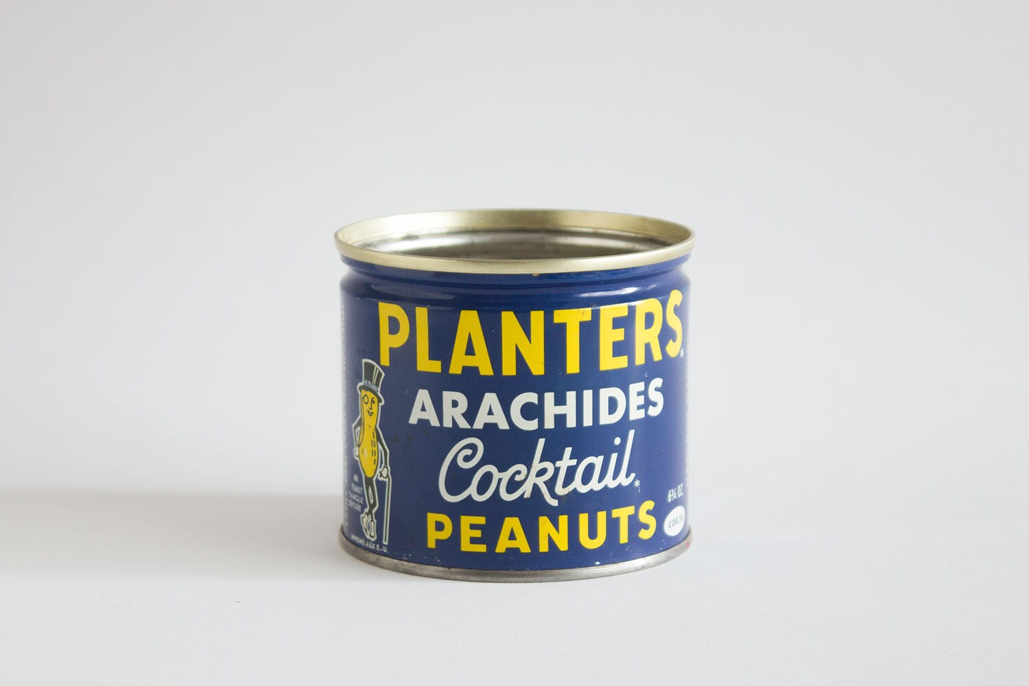 Planters Cocktail Peanuts Tin Mr Peanut Haute Juice