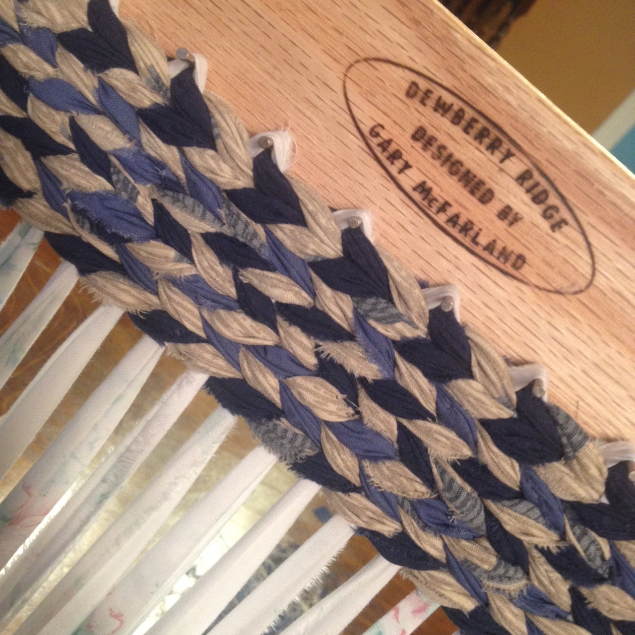 Adjustable Rug Twining Loom For Rugs Runners Hot Pads