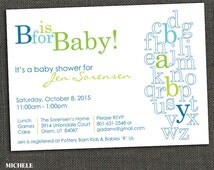 popular items for letter baby shower on etsy
