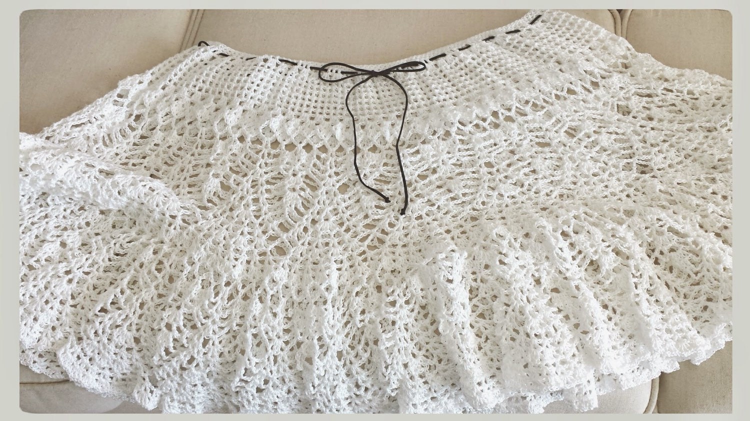 LACY CROCHET SKIRT/ coverup by Pinkcottageboutique on Etsy