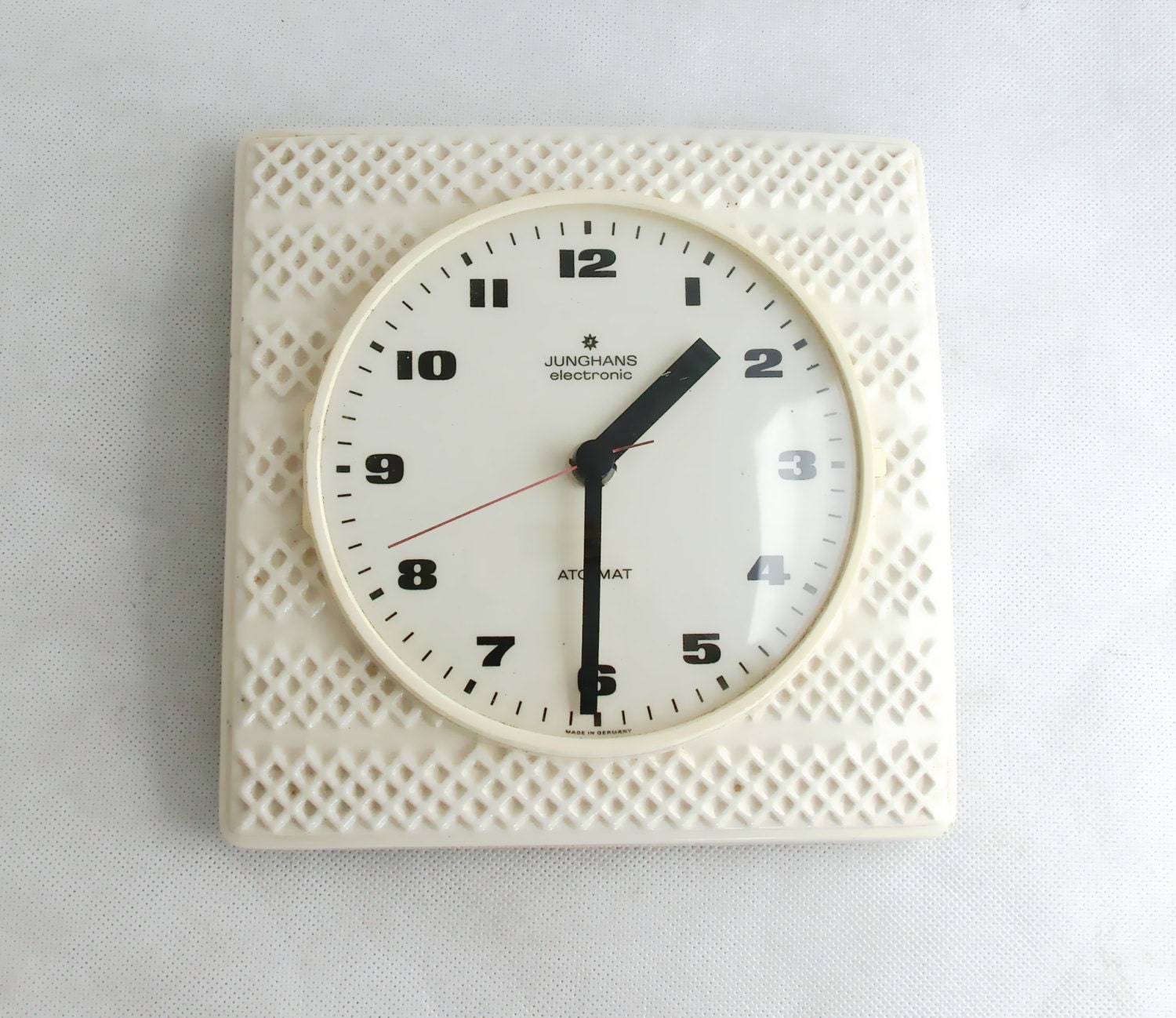 Vintage ceramic clock wall clock ceramic white clock