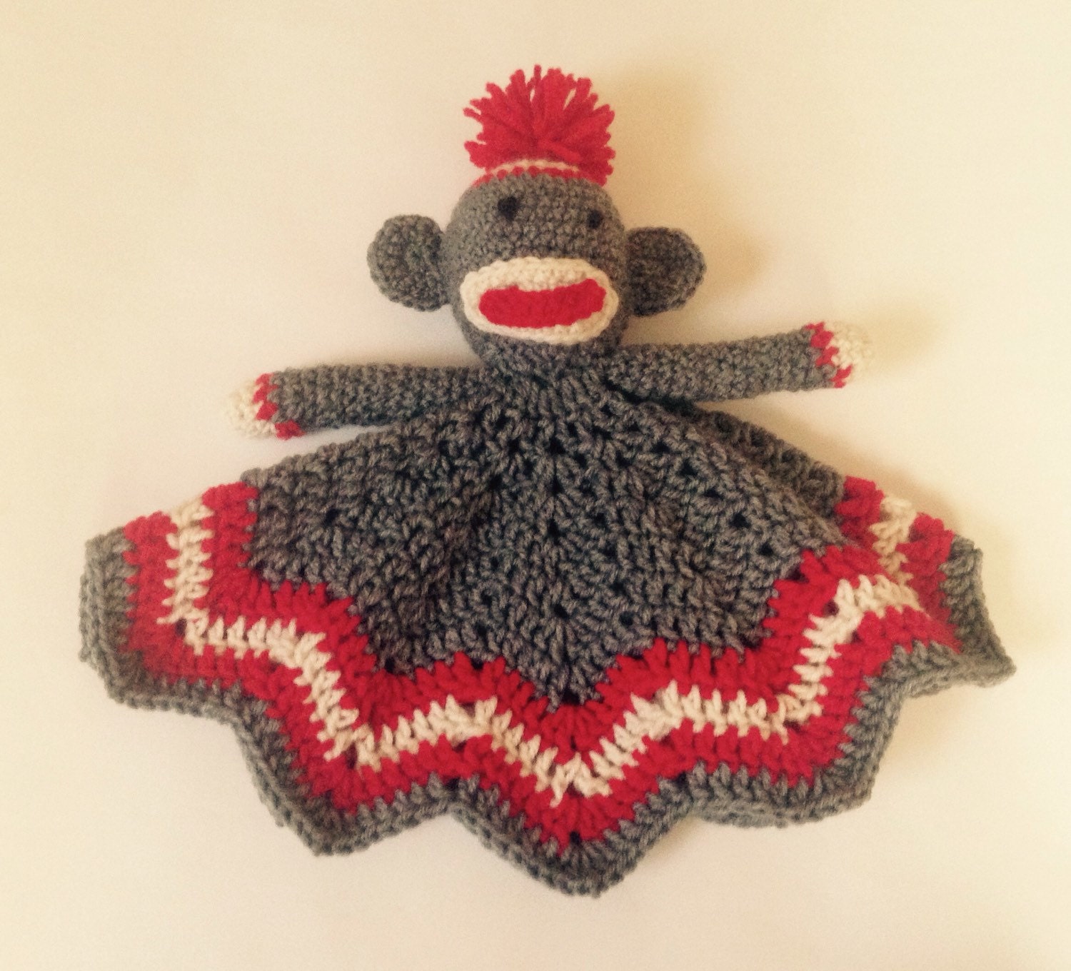 sock monkey lovey