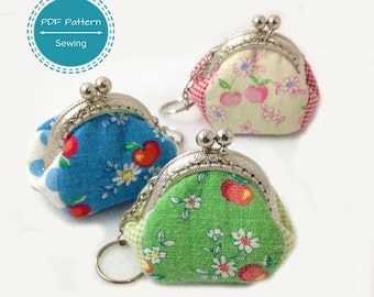 coin frame purse pattern pdf sewing pattern for metal frame