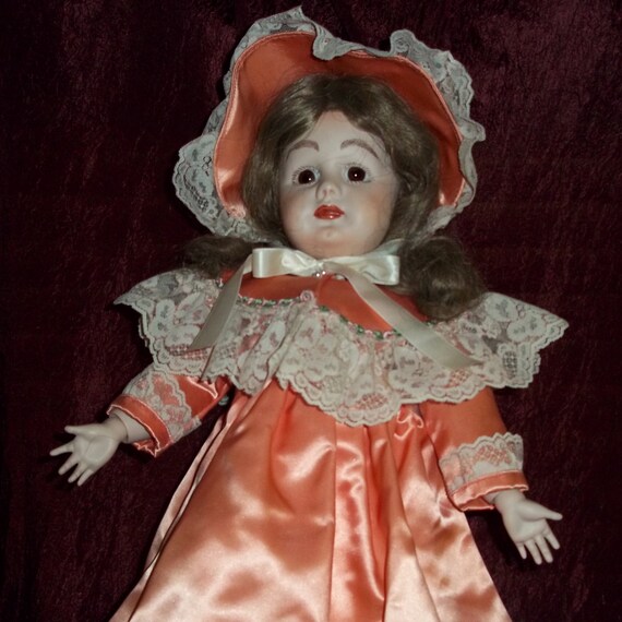 Antique Reproduction Porcelain Doll Fine Quality by PamelasCottage