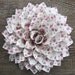 paper dahlia . 10 1/8'' dahlia flower wall decor . origami flower . origami gifts . wedding gifts . dahlia door wreath -floral bunches