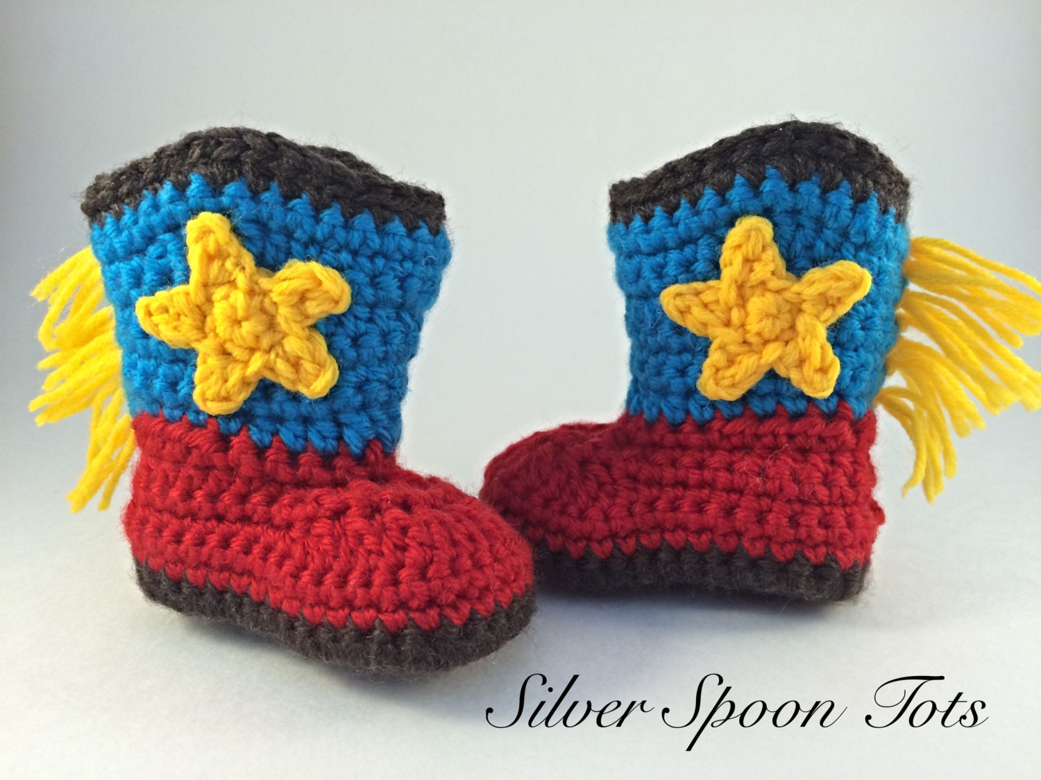 Baby Boy cowboy boots baby boots crochet cowboy boots