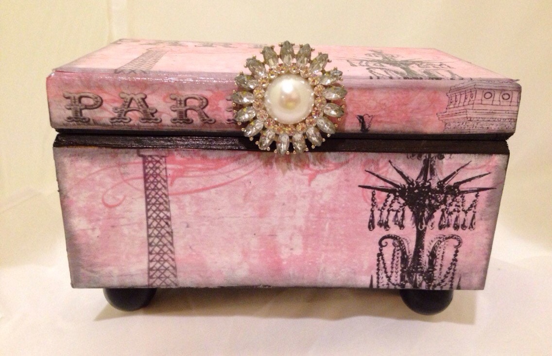 Paris In Pink Decorative Box