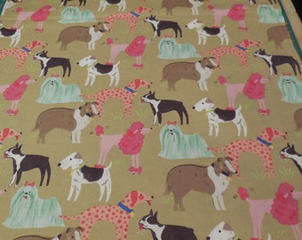 1 Yard of Maude Asbury *Best in Show* Dogs by Blend Fabrics