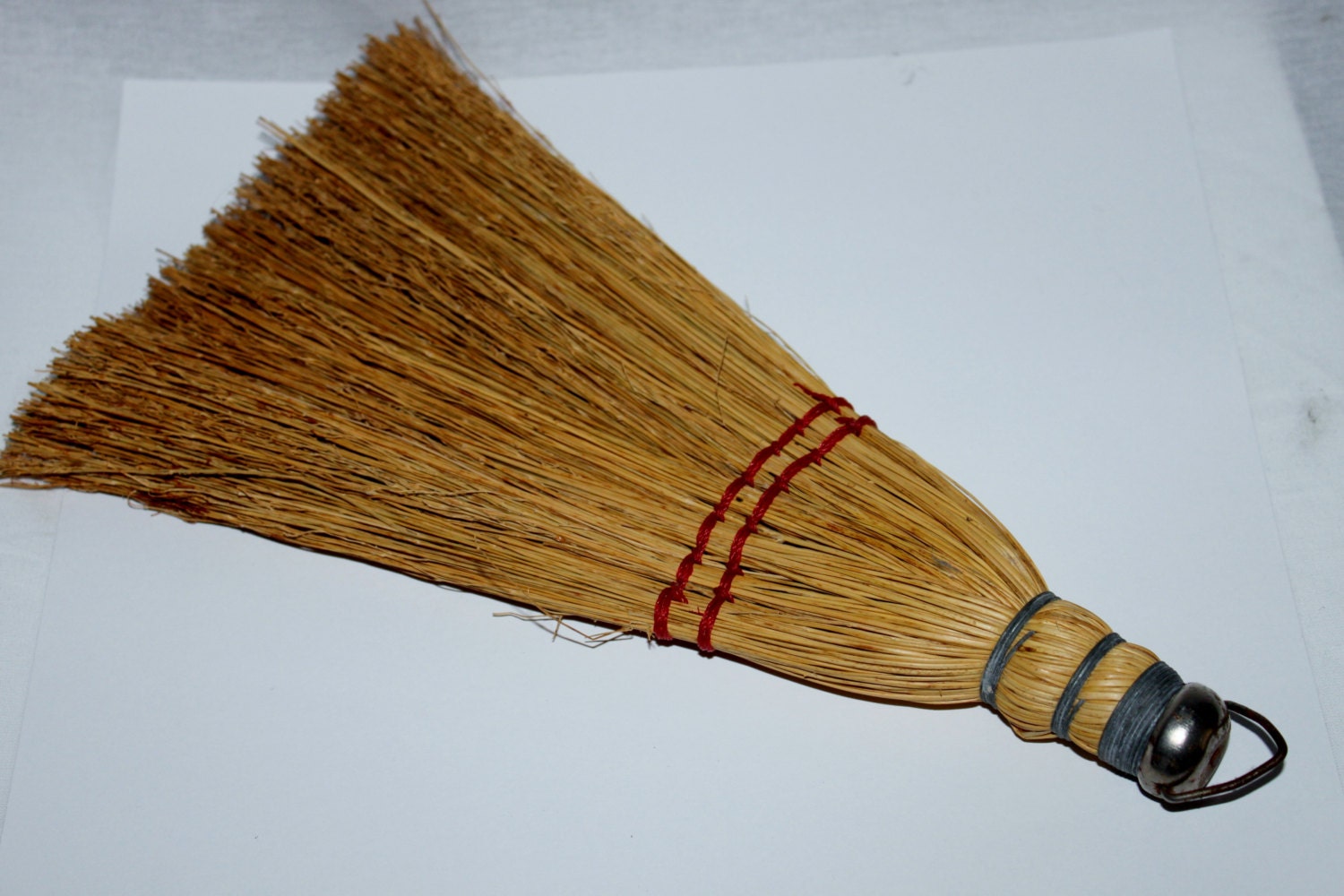 Vintage Straw Whisk Broom