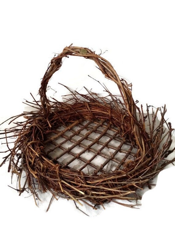 Items similar to Large Grapevine Sitting Basket Photo Prop Reserved by
