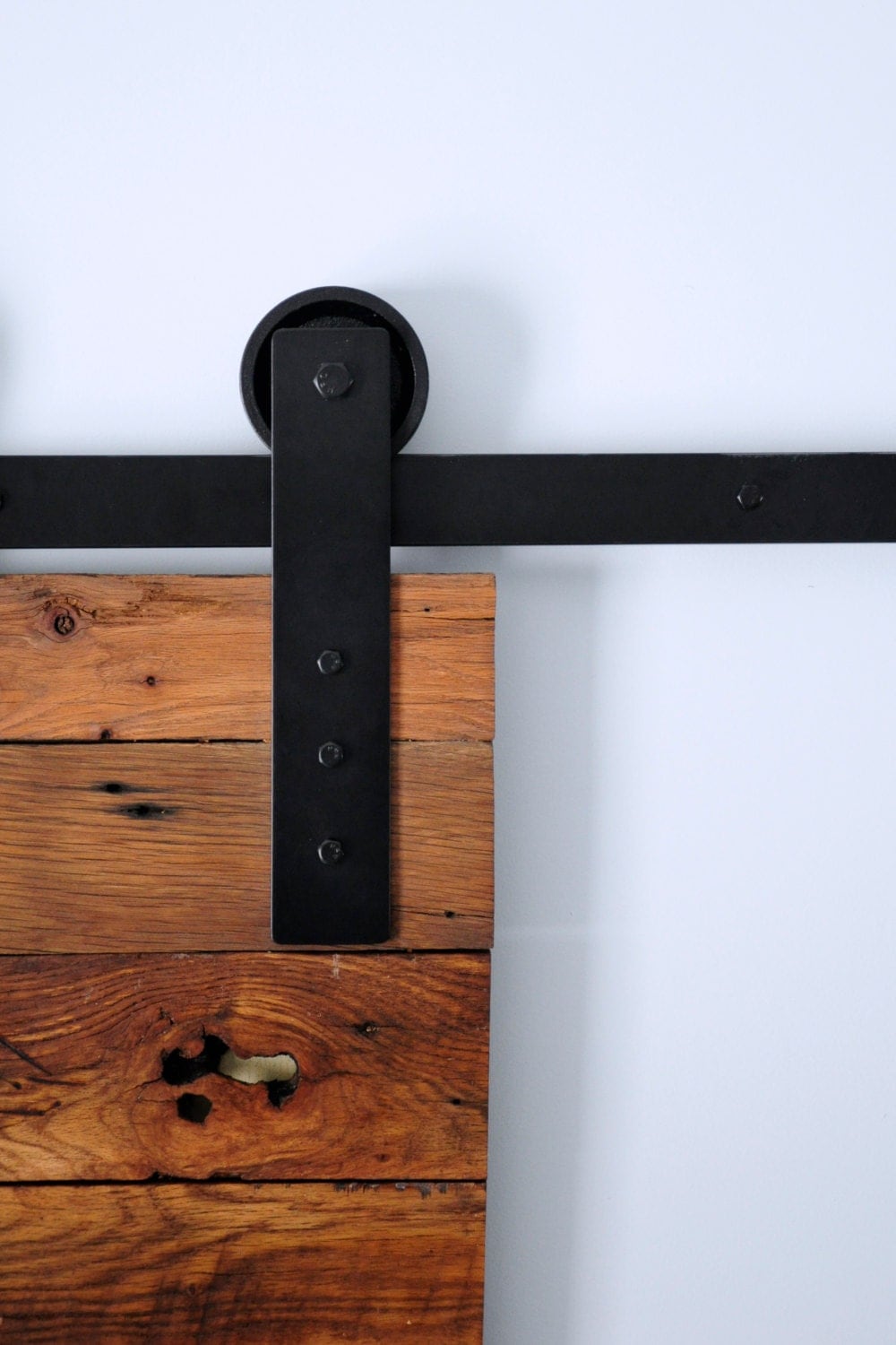 Modern Double Barn Door Hardware Kit for Two Doors