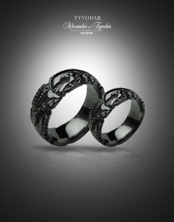 Gothic wedding ring