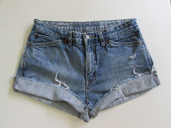 vintage gap blue jean cut off shorts denim cut offs by avaVintage