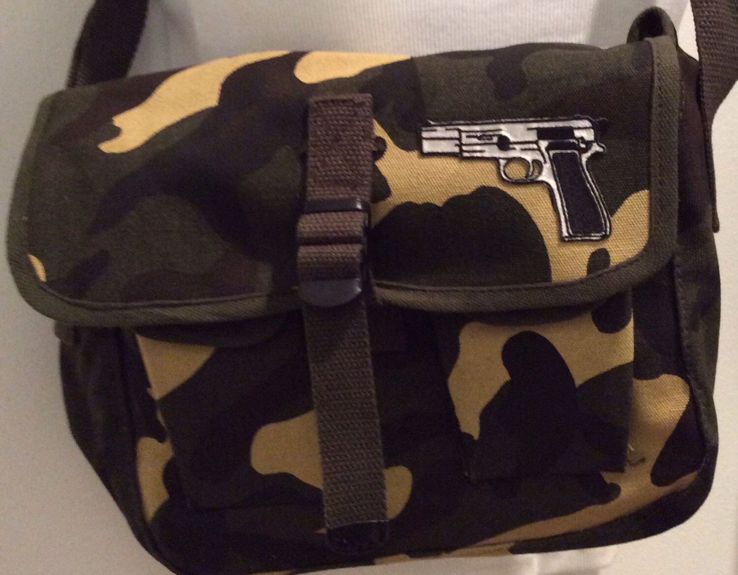 TRASH Military Ammo Camo Gun Shoulder Bag by trashclothing on Etsy