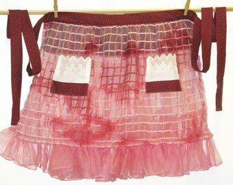 Kitchen Princess Hostess Half Apron