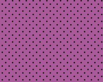 Henry Glass - Frank-n-Friends by Barbara Jones Dots on Purple 5870-55 by the Yard