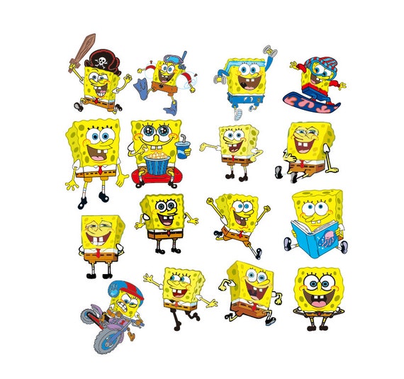 Download Items similar to SpongeBob digital clipart vector eps png ...