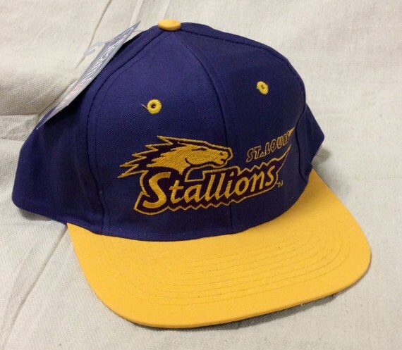 St Louis Stallions NFL snapback hat 90's New With Tags