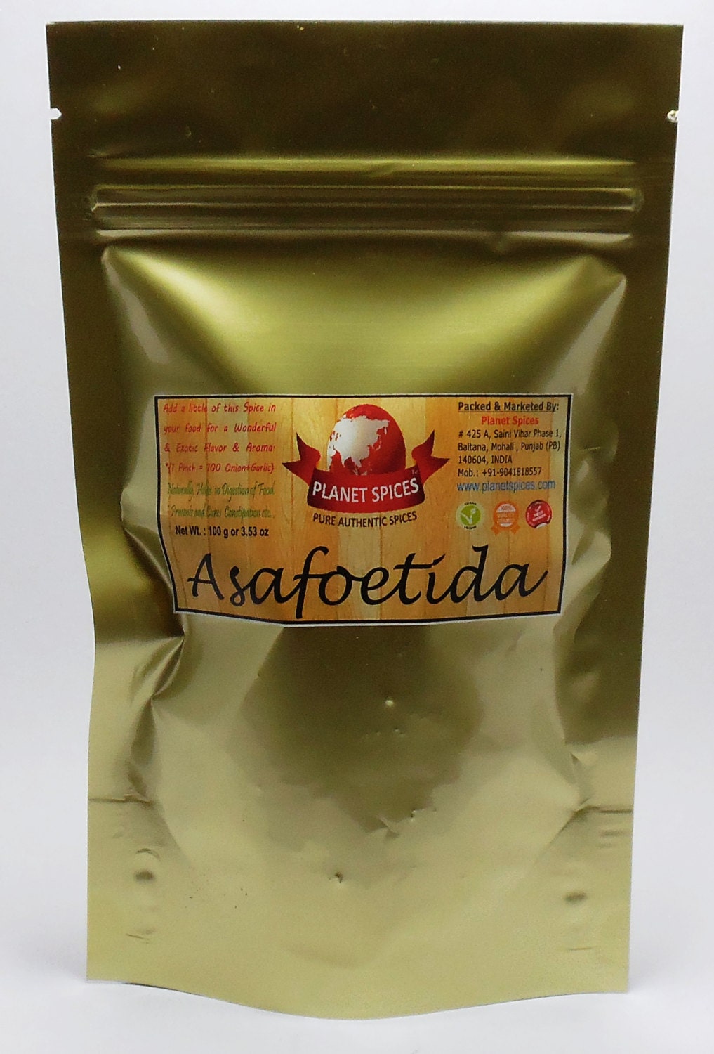 Pure Asafoetida Hing Spice Vegan & Organic No by