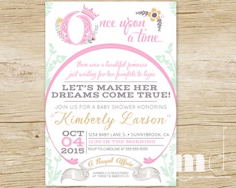 Once Upon A Time Bridal Shower Invitations 10