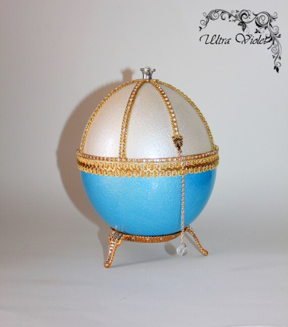 Ostrich egg box jewelry box ostrich egg egg