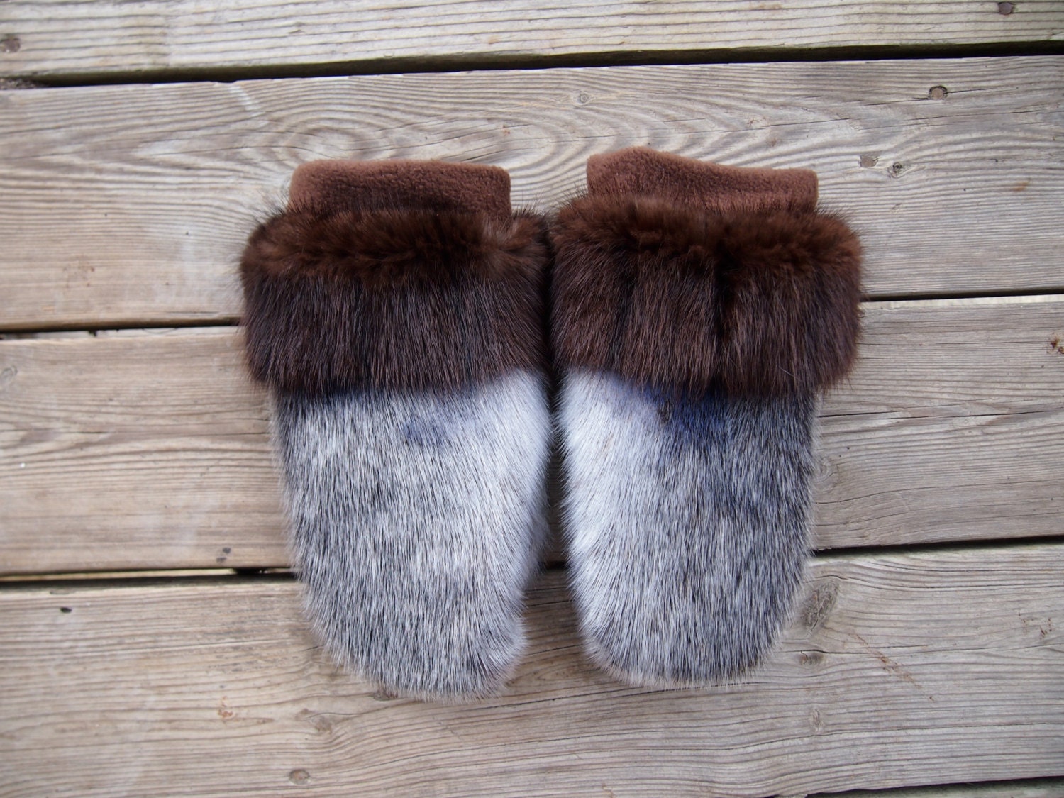 custom seal fur mittens men's style LXXL more than