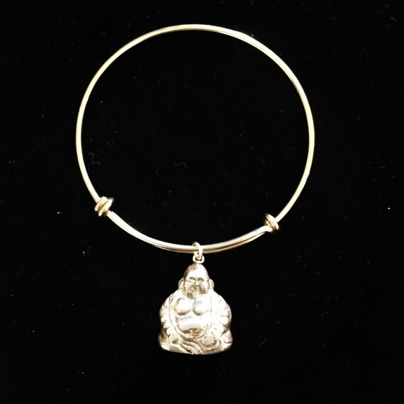 Buddha Charm bracelet in silver by Vivienne K by VivienneKJewelry