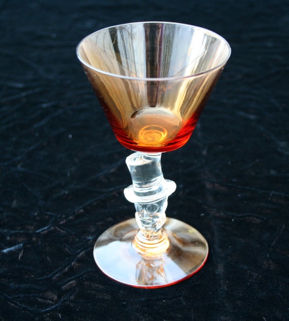 Vintage Orange Knickerbocker Top Hat Cocktail