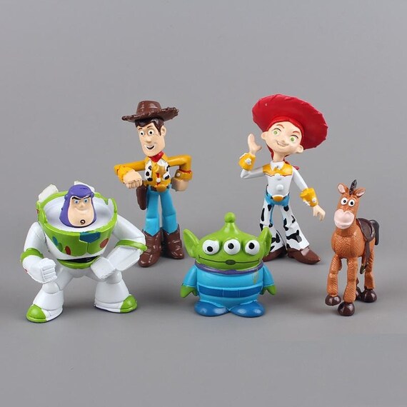 Toy Story CAKE TOPPER Woody Buzz Lightyear Jessie Bullseye 5