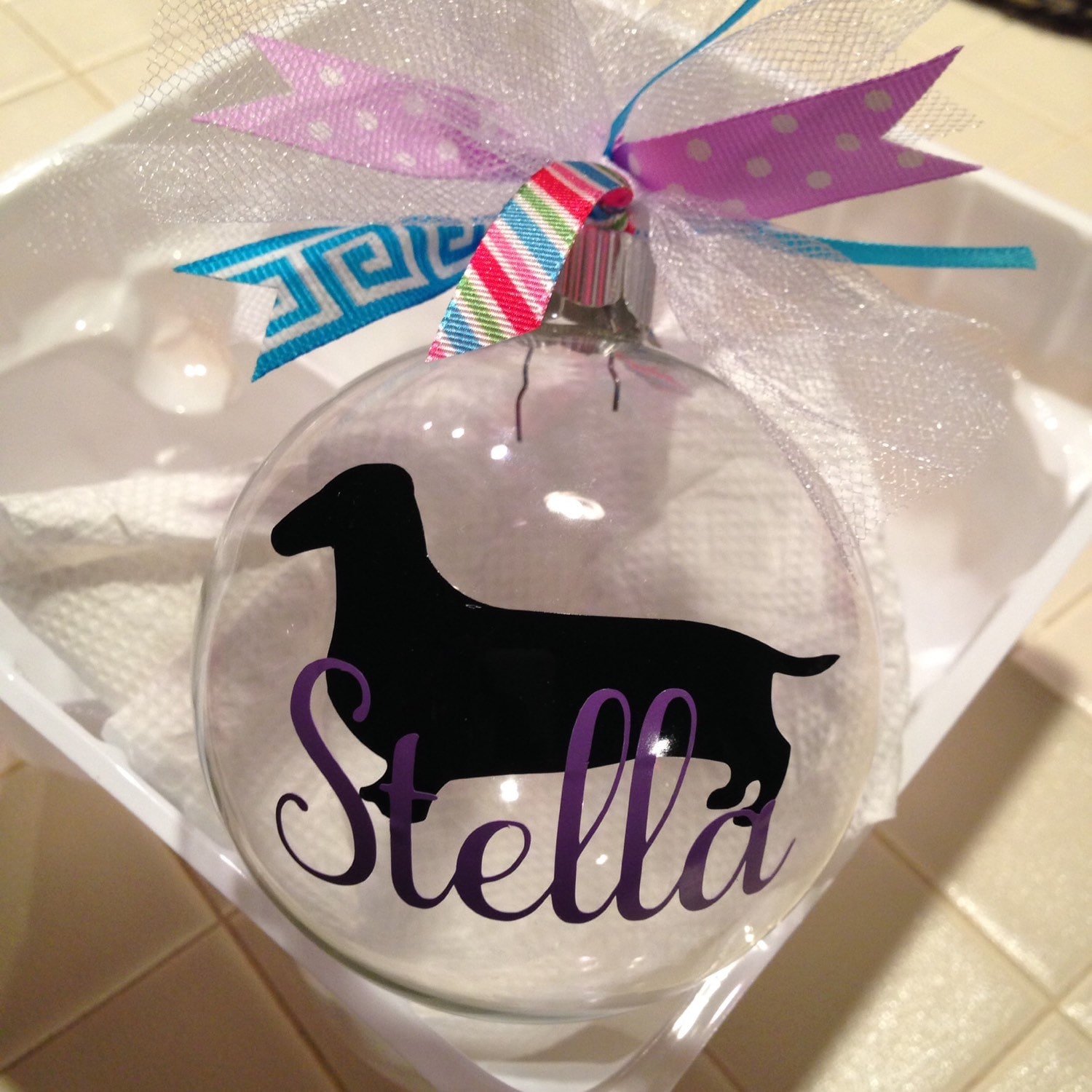 Christmas ornament personalized pet ornament by ...
