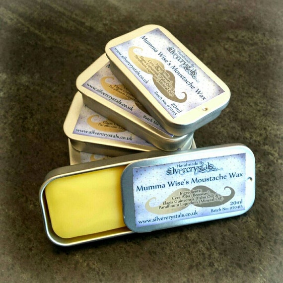 Moustache Wax Beard Balm Beeswax Natural Firm Strong Hold Mens
