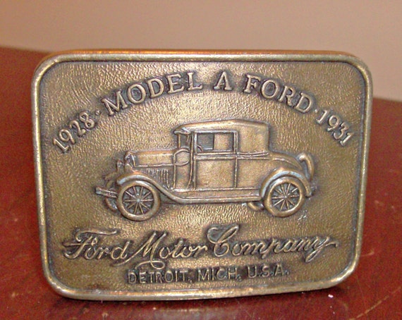 Brass ford belt buckles #8