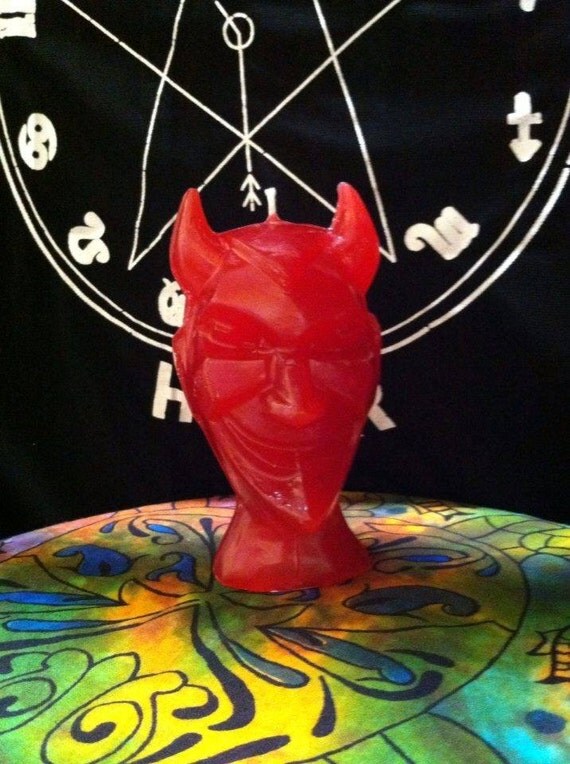 Devil Candle 1 lb Devil Pillar Candle Lucifer Candle