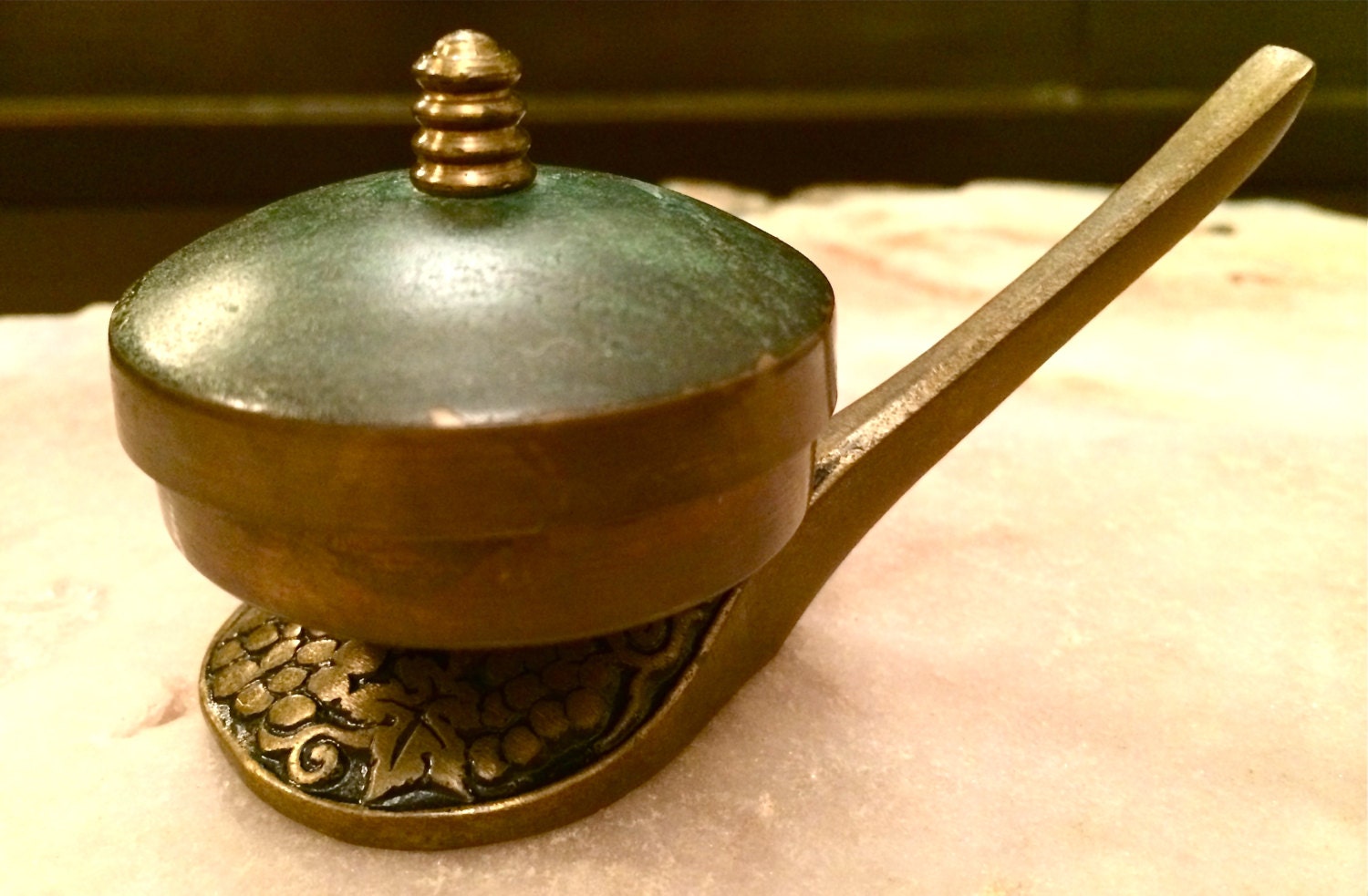 Vintage Brass Incense Candle Burner Judaica Made in Israel