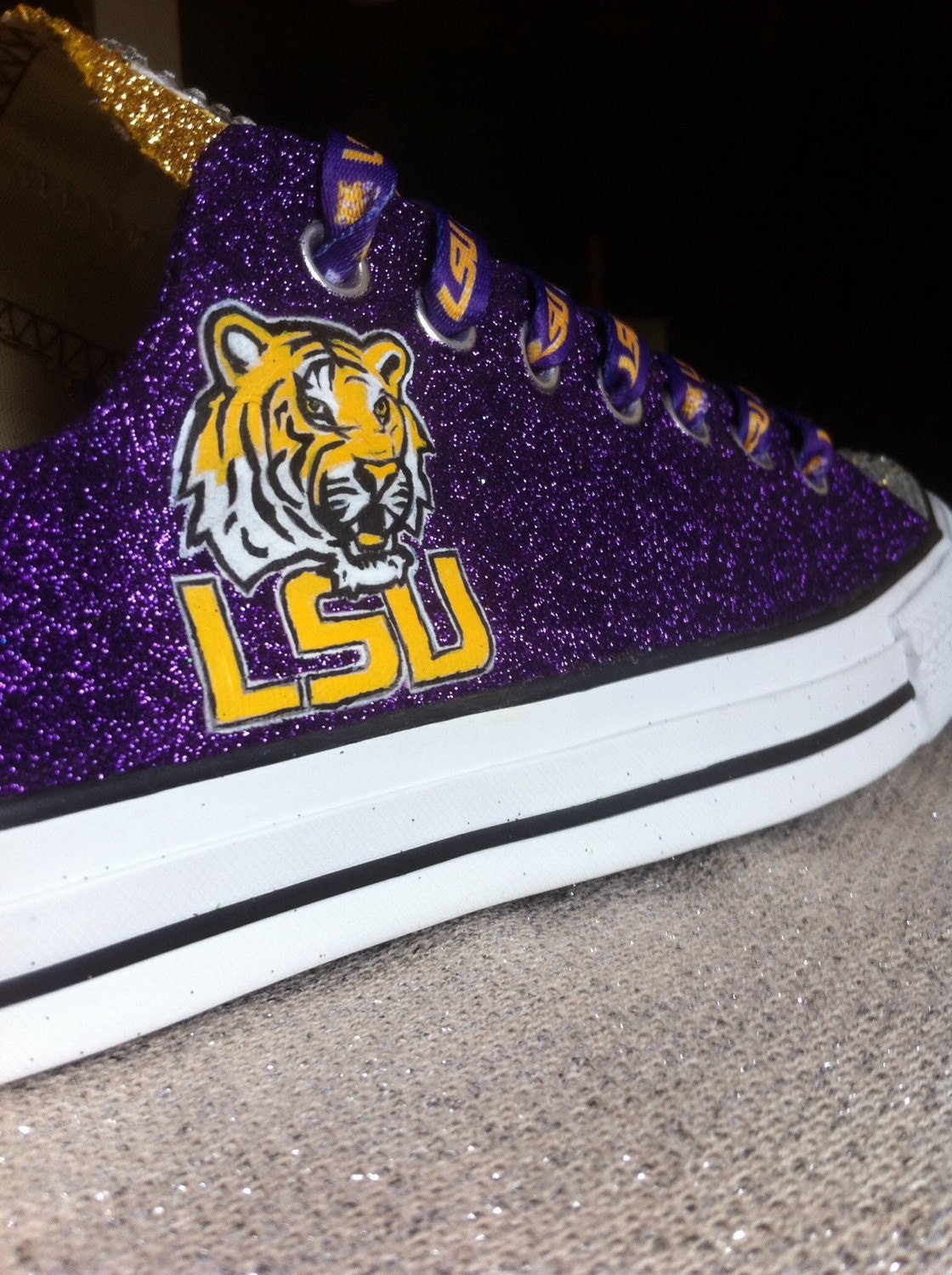 custom lsu shoes