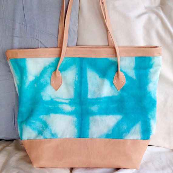 Leather tote, Large Tote, beach bag, spring stlye