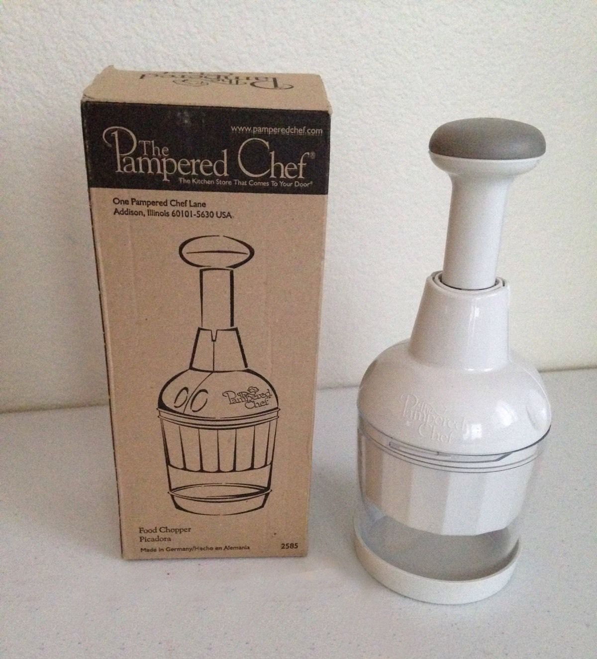 pampered chef chopper instructions