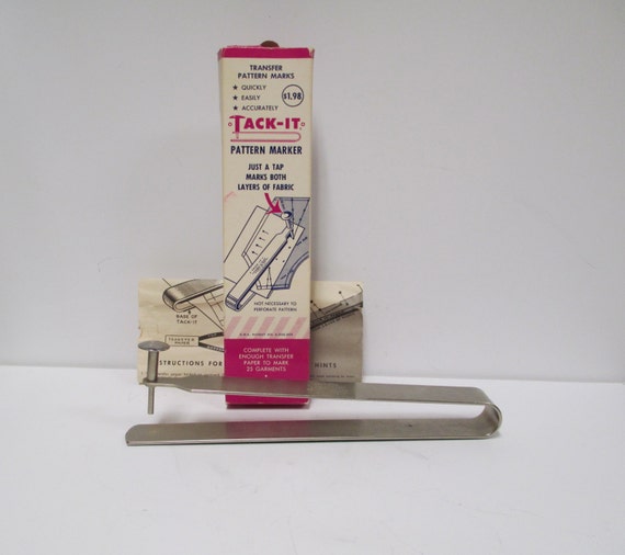 Tack It Pattern Marker Sewing Collectible Transfer by retrogal415